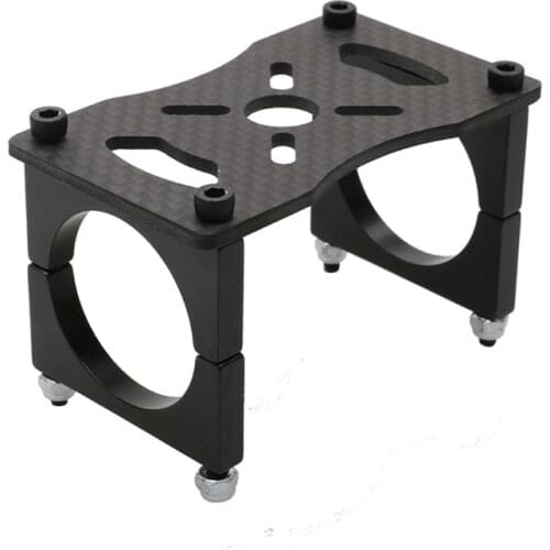 3K Carbon Fiber Motor Mounting Seat 12mm 16mm 20m 22mm 25mm 30mm Tube Clip Pipe Fixed Fastener for RC Quadcopter Drone