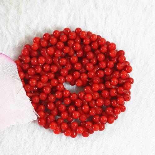 Natural Red Coral 4x9mm Bone Shape Loose Beads Fit Diy Necklace Bracelets Fashion Jewelry Making Free Shipping 15inch B660