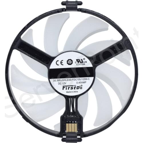 For XFX RX 470 RX 480 Video Card Graphic Card Cooling Fan FDC10U12S9-C DC 12V 0.45A Fan