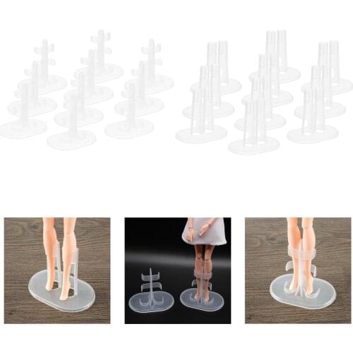 10 PCS Stand Support Prop Up Mannequin Display Model For 12' Dolls Toy