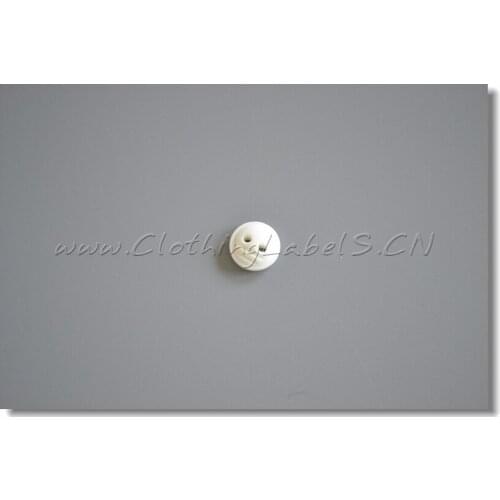 Resin sewing buttons,sewing accessories, white button for garment accessories, engraved stripe logo