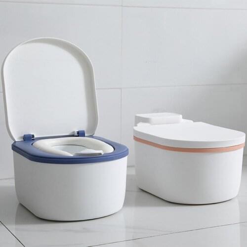 Portable Camping Toilet Bucket Seat Detachable Lid Outdoor Trip Festival Durable