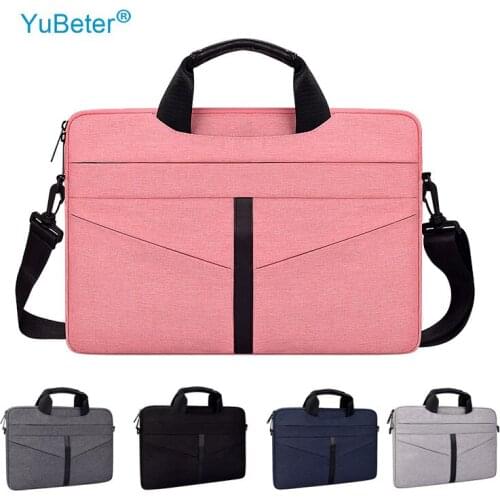 YuBeter Laptop Sleeve Bag PC Case Notebook Pouch Men Womens Briefcase for Xiaomi Huawei Dell Macbook Air Pro 13.3 14 15.6 Inch