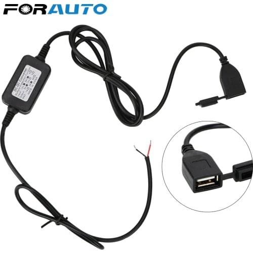 FORAUTO Motorcycle USB Socket for Phone DC 12V Vers 5V Adapter GPS Power Supply Port Socket for Moto USB Converter