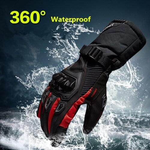 Waterproof Winter Motocross Glove Breathable section Red Black Blue M,L,XL Mesh Women Men Biker gloves
