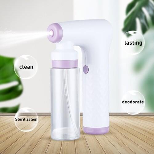 120ML 10W Wireless Rechargeable Nano Atomization Fogger Machine Nano Battery Disinfection Gun Spray GunSmall Household Sprayer
