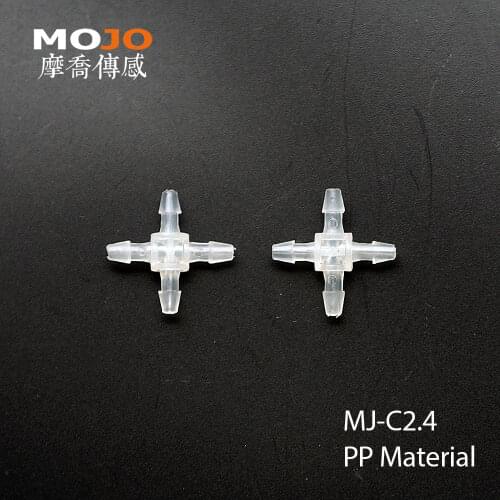 2020 free shipping MJ-C2.4(100pcs) pp cross pipe fittings 4 ways water tube small flow pipefitting Pipe Connector