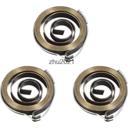 Drill Press Spring Quill Feed Return Coil Spring Assembly 1540mm 48x8x0.8mm 3pcs