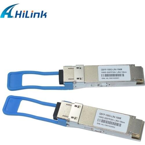Free Shipping 1PC QSFP28 100G WDM LR4 10KM LC Fiber Connector