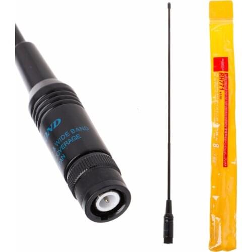 Free Shipping RH-771 Dual Band VHF/UHF BNC Talkie Handheld Radio Antenna For Baofeng UV-5R