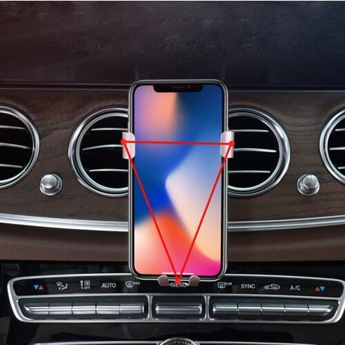 Car Air Vent Mount Phone Holder for Mobile Phone Stable Cradle Smart Phone Stand For Mercedes-Benz E-Class W213 2017 2018 2019