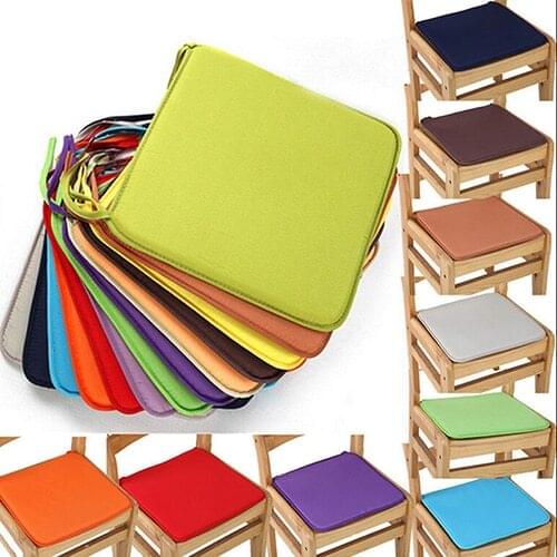 Hot Sale 40x40cm 7 Colors Cotton Blend Cushions Dining Garden Home Kitchen Office Chair Seat Pads Cushion
