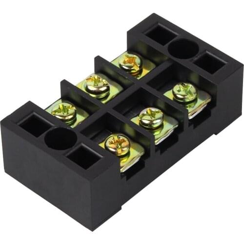 2Pcs TB-2503 Terminal Block Terminal Block Wire Connector 25A3 Fixed Terminal Block Terminal Block