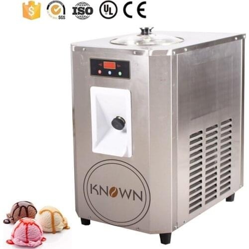KN-15-TL Top sell commercial 15L table hard ice cream maker machine batch freezer Hard ball italian gelato Ice Cream Machine