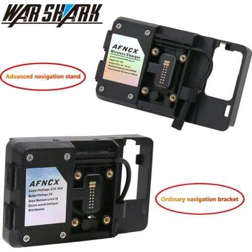 For BMW R1200GS R1250GS F750GS F850GS wireless Charging Mobile implement Bracket Motorcycle double USB Charging 12MM