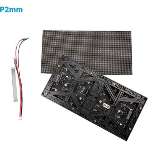 Indoor P2 Full Color LED Module 256*128mm 128*64pixels 1/32Scan HD led panel for led display screen Indoor Church
