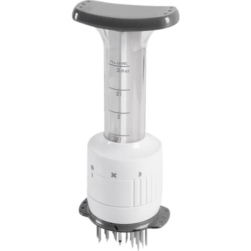 Injector Multifunctional Meat Marinade Injector Washable Steak Tenderizer Tool with Stainless Steel Needles