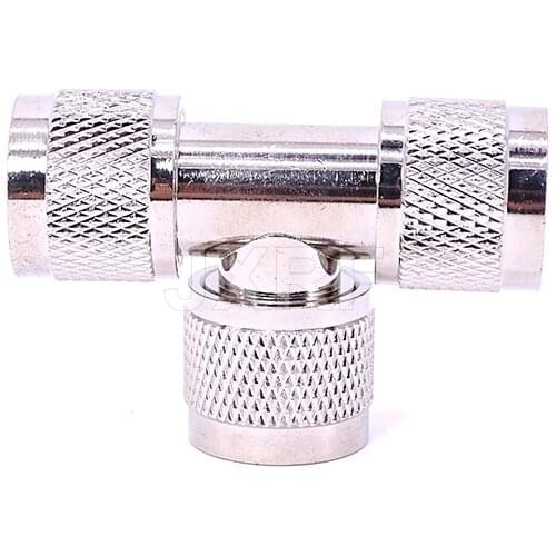 N male 3 way adapter N male T type N male to 2 N male RF connector fast ship