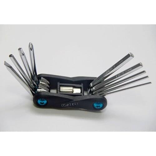 Multifunctional bike para repair tools kit mini portable repair combination tool suitable for Cycling bicycle repair accessories