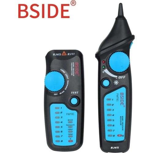 Upgraded Version Network Cable Line Finder Tracer AVD06 Circuit Analyzer Search Cable Breakpoint Locations voltage BSIDE FWT81