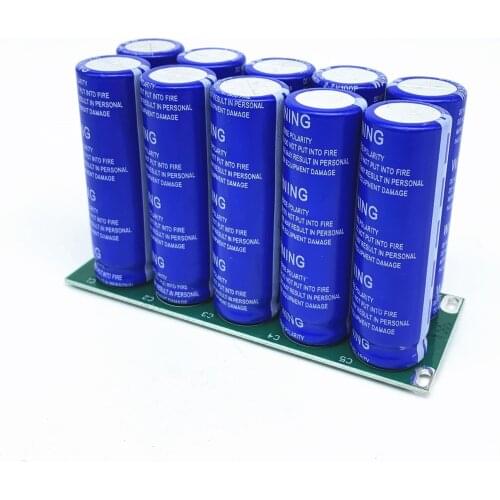Ultracapacitor 27V10F Farad capacitor 2.7V100F*10 high current backup power automotive rectifier capacitor