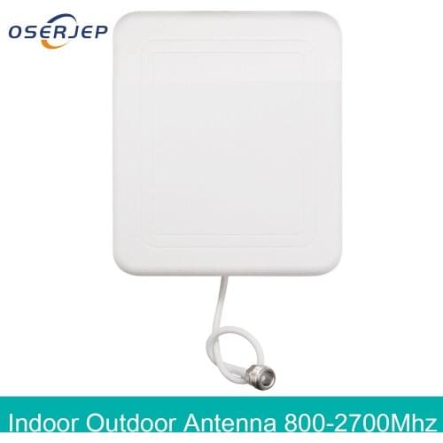 4g outdoor internal antenna 2g 3G 4G LTE Panel indoor antenna 800-2700 with N-female cell phone booster repeater antenna