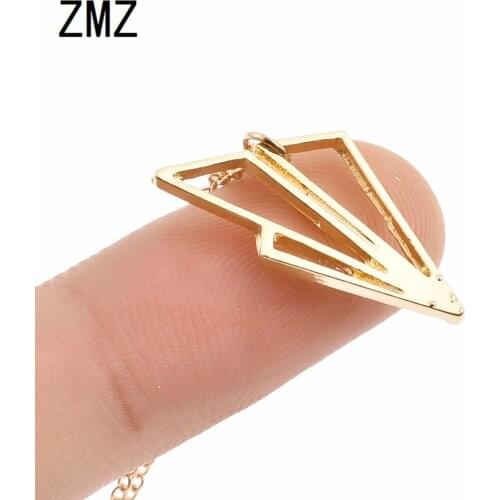 ZMZ 2018 Europe/US fashion hollow origami paper plane pendant lovely childhood necklace gift for mom/girlfriend party jewelry