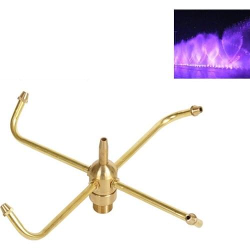 1/2" 3/4" 1" Brass Rotating Fountain Nozzle,Garden rotating fountain,Landscape rotating nozzle,music Fountain