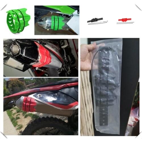 Off-road motorcycle accessories Silencer silicone protective sleeve for HONDA CBR250R VFR 1200 F ST 1300 Black SpiRit NC750 S X