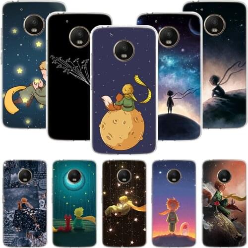 The Little Prince Fox Cartoon Phone Case For Motorola Moto G9 G8 G7 G6 G5 E6 E5 E4 Plus Play Power One Action Macro Coque Cover
