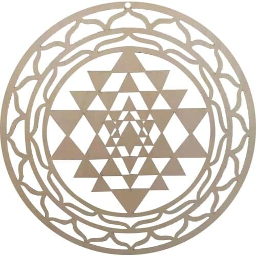 Wooden Yoga Meditation Symbol Energy Pendant Yoga Room Meditation Room Bedroom Wall Ornaments Empty Thoughts Gifts For Friends