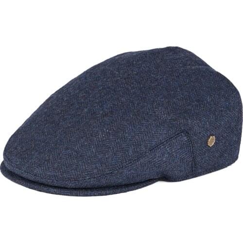 VOBOOM Flat Cap Wool Herringbone Newsboy Caps Tweed Boina Men Women Beret Classic Cabbie Driver Hat Golf Hunting Ivy Hats 200