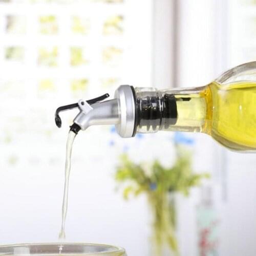 Cruet Olive Oil Sauce Vinegar Wine BottleFlip Cap Stopper Dispenser Pourer Faucet Kitchen Tool