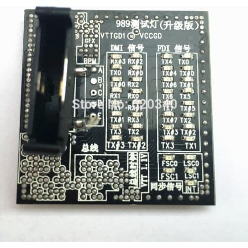Free shipping Desktop computer 989 CPU with light tester dummy load test card seat is compatible with motherboard
