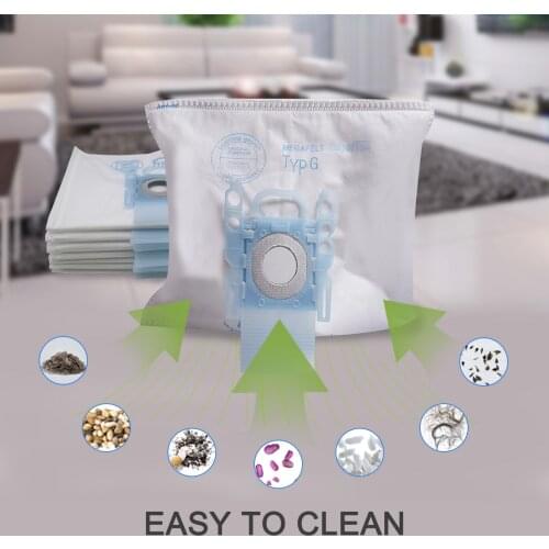 NEW! Cloth Dust Filter Bag for Bosch & Siemens BSG6 BSGL BSG7 3126GB GL30 Type G Vacuum Cleaner Spare Parts Accessories