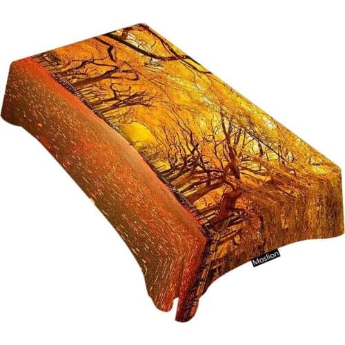 Autumn Maple Fall Maple Golden Tablecloth Table Cover