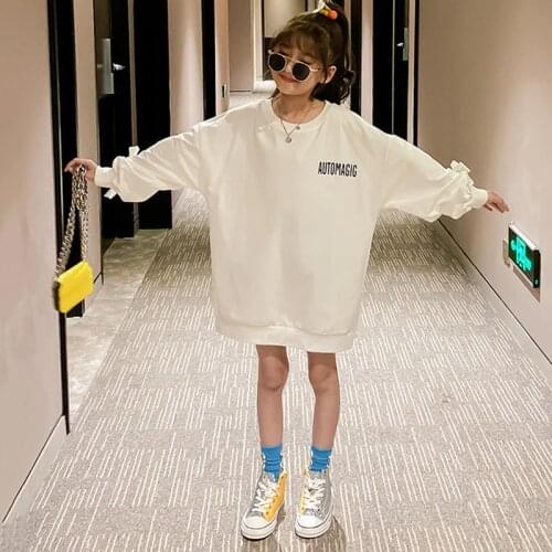 2020 Girls Autumn Clothes Kids Sweatshirt Children Letter Printing Sweatshirt for Girls Baby Long Style Sweatshirt Brief, #8328