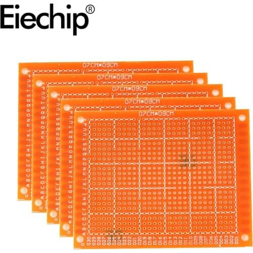 10pcs/lot Universal PCB Board 7x9 Diy Prototype Paper Printed Circuit Board Panel 70x90mm Single Side Electronic Soldering Board