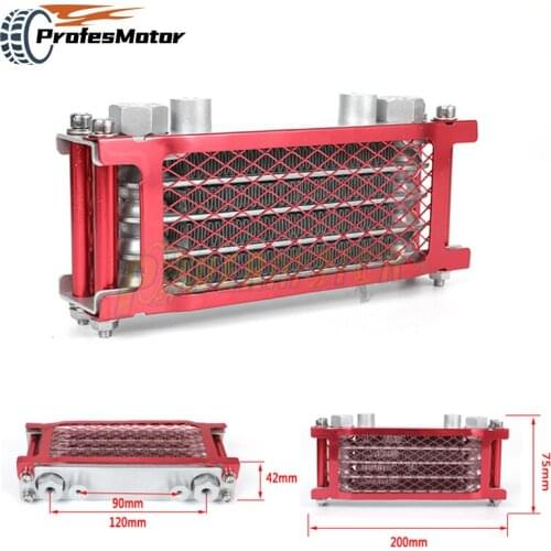 Motorcycle Radiator Oil Cooler Cooling Motorcycle Oil Cooler For Dirt Bike Pit Bike Monkey Bike ATV Quad 110cc 125CC 140cc ATV