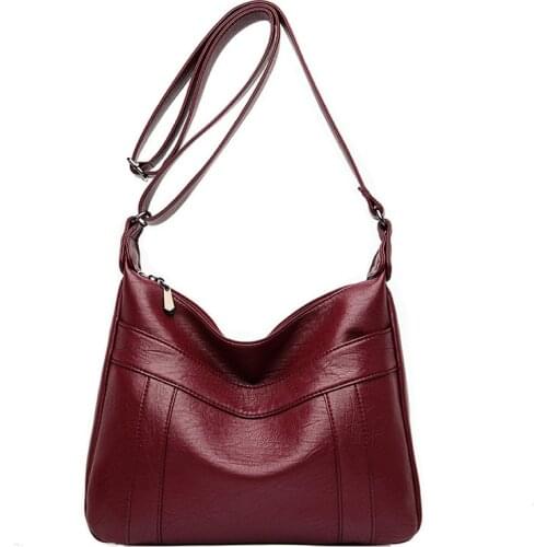 Summer Style Soft Leather Luxury Handbags Women Bags Designer Woman Messenger Shoulder Crossbody Bags For Women Sac A Main C1418