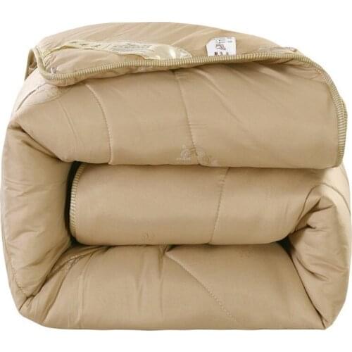 Wool Quilt Winter Quilt Thickened Warmth Sheep Fleece Winter Cotton Autumn and Winter Quilt Queen Quilt