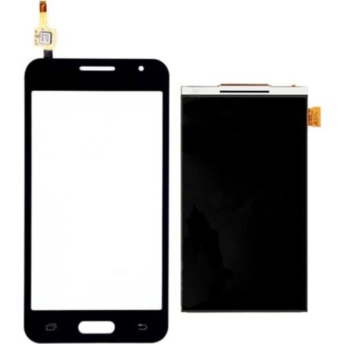 LCD Digitizer Screen Replacement + Touch Glass Repair Screen Compatible for Samsung Galaxy Core 2