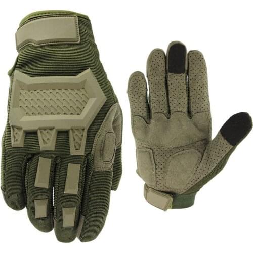 Military Gloves Outdoor Sport Full Finger Tactical Gloves Anti-Slip Hunting Combat Protection Airsoft Mens Shell Gloves