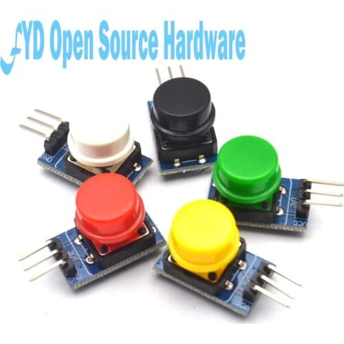 Backboard Electronic Building Blocks Large Button Module Button Module Five-Color Set for Raspberry PI