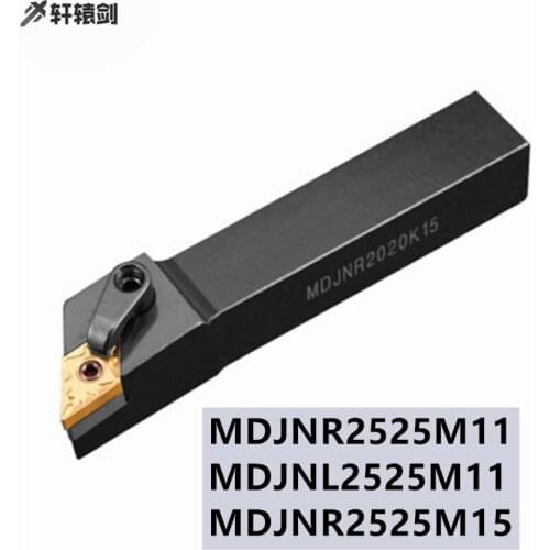 1PC MDJNR2525M11 MDJNL2525M11 MDJNR2525M15 Turning Tool Holder, Carbide CNC Rod Blade DNMG