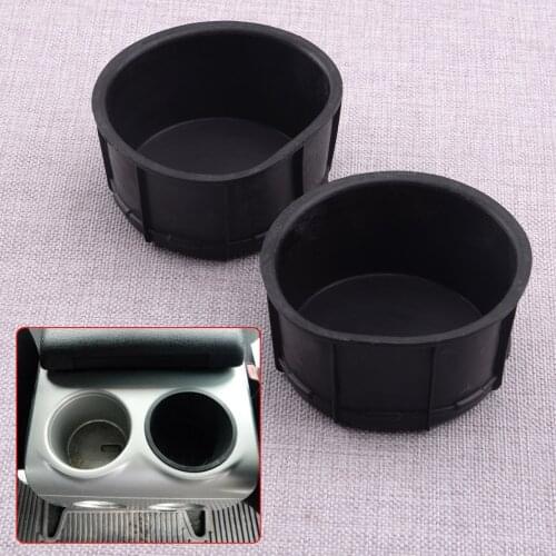 2Pcs Car Rear Center Console Cup Holders Inserts Fit for Ford F150 2009 2010 2011 2012 2013 2014 Accessories
