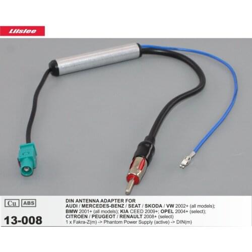 Car Radio Antenna Adapter Wire For Peugeot 408/4008/5008/508/2008/308S/301/308/3008