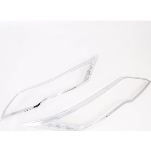 For Toyota Rush 2018 2019 2020 Chrome Front Head Light Lamp Headlight Cover Trim Decoration Frame Accessories Car Styling