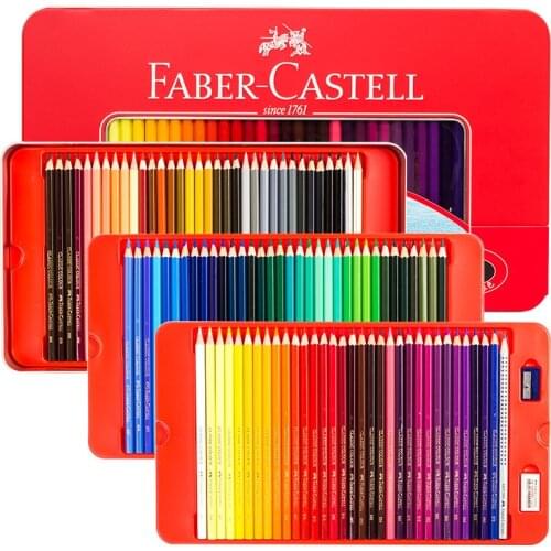 FABER-CASTEL 100 Color Professional Oily Colored Pencils for Artist School Sketch Drawing Pen Children Special Gift