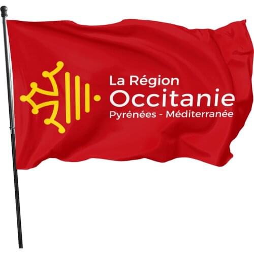 Flag of Occitanie 90*150cm Christmas Decorations for Home Flag Banner Gifts